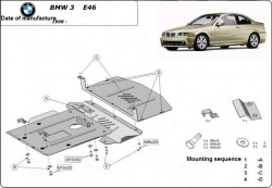 Kryt pod motor BMW 3 Sedan (E46) - Plech