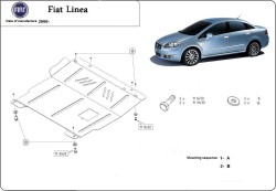 Kryt pod motor FIAT LINEA (323_, 110_) - Plech