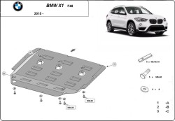 Kryt pod motor BMW X1 Van (F48) - Plech