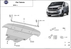 Kryt pod motor FIAT TALENTO Platform/Chassis (296_) - Plech