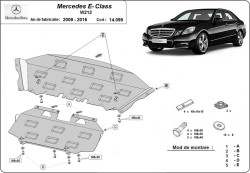 Kryt pod motor MERCEDES-BENZ E-CLASS Kabriolet (A207) - Plech