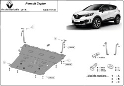 RENAULT CAPTUR II Kryt pod motor - Plech