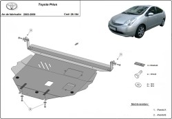 TOYOTA PRIUS Hatchback Kryt pod motor - Plech