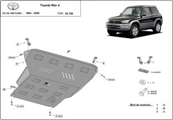 TOYOTA RAV 4 I (SXA1) Kryt pod motor - Plech