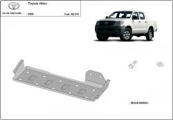 TOYOTA HILUX VI Pickup (_N1_) Kryt pod palivovou nádrž - Plech